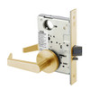 AUR8864FL-612-LC Yale 8800FL Series Less Cylinder Mortise Bathroom Lock with Indicator with Augusta Lever - CO Rose in Satin Bronze
