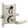 LV9040-07B-619 Schlage L Series Vandlgard - Privacy Commercial Mortise Lock with 07 Cast Lever - B Rose Design in Satin Nickel