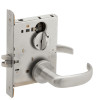 LV9040-17A-630 Schlage L Series Vandlgard - Privacy Commercial Mortise Lock with 17 Cast Lever - A Rose Design in Satin Stainless Steel