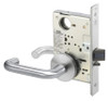 CRR8809FL-626-LC Yale 8800FL Series Less Cylinder Mortise Classroom w/ Thumbturn Locks with Carmel Lever in Satin Chrome