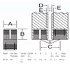 BH124 Soss barrel hinge