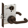 L9050J-03B-613-LX Schlage L Series Entrance Commercial - Latchbolt Monitor Mortise Lock with 03 Cast Lever - B Rose Design Prepped for FSIC in Oil Rubbed Bronze