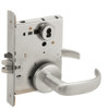 L9050J-17B-626-RX Schlage L Series Entrance Commercial - Request to Exit Mortise Lock with 17 Cast Lever - B Rose Design Prepped for FSIC in Satin Chrome