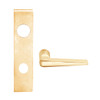 L9050B-05L-612 Schlage L Series Entrance Commercial Mortise Lock with 05 Cast Lever Design Prepped for SFIC in Satin Bronze