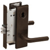 L9050B-02N-613-RX Schlage L Series Entrance Commercial - Request to Exit Mortise Lock with 02 Cast Lever Design Prepped for SFIC in Oil Rubbed Bronze