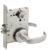 L9080P-17B-626-LX Schlage L Series Storeroom Commercial - Latchbolt Monitor Mortise Lock with 17 Cast Lever Design in Satin Chrome