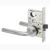 PNR8812-2FL-619-LC Yale 8800FL Series Less Cylinder Mortise Classroom Security Deadbolt Locks with Pinehurst Lever in Satin Nickel