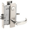L9080P-17L-625-RX Schlage L Series Storeroom Commercial - Request to Exit Mortise Lock with 17 Cast Lever Design in Bright Chrome