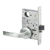 MOR8807FL-619-LC Yale 8800FL Series Less Cylinder Mortise Entrance Locks with Monroe Lever in Satin Nickel