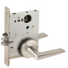 L9080L-05B-619-RX Schlage L Series Less Cylinder Storeroom Commercial - Request to Exit Mortise Lock with 05 Cast Lever Design in Satin Nickel