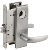 L9080L-07N-630-RX Schlage L Series Less Cylinder Storeroom Commercial - Request to Exit Mortise Lock with 07 Cast Lever Design in Satin Stainless Steel