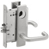 L9080L-03L-630-RX Schlage L Series Less Cylinder Storeroom Commercial - Request to Exit Mortise Lock with 03 Cast Lever Design in Satin Stainless Steel