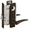 L9080L-12L-613-RH-RX Schlage L Series Less Cylinder Storeroom Commercial - Request to Exit Mortise Lock with 12 Cast Lever Design in Oil Rubbed Bronze