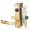 MOCN8860FL-612-LC Yale 8800FL Series Less Cylinder with Deadbolt Mortise Entrance or Storeroom Lock with Indicator with Monroe Lever in Satin Bronze
