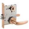 L9080J-07A-612-LX Schlage L Series Storeroom Commercial - Latchbolt Monitor Mortise Lock with 07 Cast Lever Design Prepped for FSIC in Satin Bronze