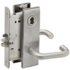 L9080J-03N-626-RX Schlage L Series Storeroom Commercial - Request to Exit Mortise Lock with 03 Cast Lever Design Prepped for FSIC in Satin Chrome