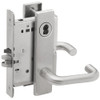 L9080J-03L-630-RX Schlage L Series Storeroom Commercial - Request to Exit Mortise Lock with 03 Cast Lever Design Prepped for FSIC in Satin Stainless Steel