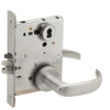 L9080B-17A-626-LX Schlage L Series Storeroom Commercial - Latchbolt Monitor Mortise Lock with 17 Cast Lever Design Prepped for SFIC in Satin Chrome