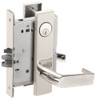 L9070P-06L-629 Schlage L Series Classroom Commercial - Request to Exit Mortise Lock with 06 Cast Lever Design in Bright Stainless Steel