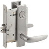 L9070P-07L-630 Schlage L Series Classroom Commercial - Request to Exit Mortise Lock with 07 Cast Lever Design in Satin Stainless Steel