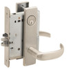 L9070P-17L-619 Schlage L Series Classroom Commercial - Request to Exit Mortise Lock with 17 Cast Lever Design in Satin Nickel