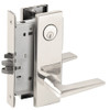 L9070P-05N-625-LX Schlage L Series Classroom Commercial - Latchbolt Monitor Mortise Lock with 05 Cast Lever Design in Bright Chrome