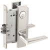 L9070P-05L-629-LX Schlage L Series Classroom Commercial - Latchbolt Monitor Mortise Lock with 05 Cast Lever Design in Bright Stainless Steel