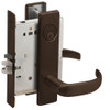 L9070P-17L-613-LX Schlage L Series Classroom Commercial - Latchbolt Monitor Mortise Lock with 17 Cast Lever Design in Oil Rubbed Bronze