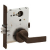 L9070L-01B-613-RX Schlage L Series Less Cylinder Classroom Commercial - Request to Exit Mortise Lock with 01 Cast Lever Design in Oil Rubbed Bronze