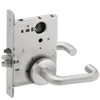 L9070L-03B-630-RX Schlage L Series Less Cylinder Classroom Commercial - Request to Exit Mortise Lock with 03 Cast Lever Design in Satin Stainless Steel