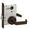 L9070L-06B-613-LX Schlage L Series Less Cylinder Classroom Commercial - Latchbolt Monitor Mortise Lock with 06 Cast Lever Design in Oil Rubbed Bronze