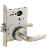 L9070L-07B-619-LX Schlage L Series Less Cylinder Classroom Commercial - Latchbolt Monitor Mortise Lock with 07 Cast Lever Design in Satin Nickel