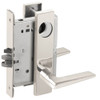 L9070L-05L-629-RX Schlage L Series Less Cylinder Classroom Commercial - Request to Exit Mortise Lock with 05 Cast Lever Design in Bright Stainless Steel