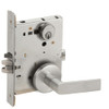L9076P-01B-630 Schlage L Series Classroom Holdback Mortise Lock with 01 Cast Lever Design in Satin Stainless Steel