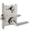 L9076P-05A-626 Schlage L Series Classroom Holdback Mortise Lock with 05 Cast Lever Design in Satin Chrome