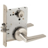 L9076P-05B-619 Schlage L Series Classroom Holdback Mortise Lock with 05 Cast Lever Design in Satin Nickel