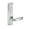 JNCN8823FL-618-ICLC Yale 8800FL Series Single Cylinder with Deadbolt Mortise Storeroom Lock with Indicator with Jefferson Lever Lock Prepped LFIC in Bright Nickel