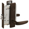 L9076P-07L-613 Schlage L Series Classroom Holdback Mortise Lock with 07 Cast Lever Design in Oil Rubbed Bronze