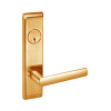 VICN8805FL-612-LC Yale 8800FL Series Less Cylinder Mortise Storeroom/Closet Locks with Virginia Lever in Satin Bronze