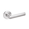 VIR8823FL-629-LC Yale 8800FL Series Less Cylinder with Deadbolt Mortise Storeroom Lock with Indicator with Virginia Lever in Bright Stainless Steel