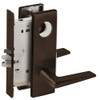 L9076L-05N-613-RX Schlage L Series Less Cylinder Classroom Holdback - Request to Exit Mortise Lock with 05 Cast Lever Design in Oil Rubbed Bronze