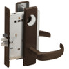 L9076L-17L-613-RX Schlage L Series Less Cylinder Classroom Holdback - Request to Exit Mortise Lock with 17 Cast Lever Design in Oil Rubbed Bronze