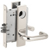 L9076L-03L-625-LX Schlage L Series Less Cylinder Classroom Holdback - Latchbolt Monitor Mortise Lock with 03 Cast Lever Design in Bright Chrome