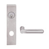 L9076L-18L-630-LX Schlage L Series Less Cylinder Classroom Holdback - Latchbolt Monitor Mortise Lock with 18 Cast Lever Design in Satin Stainless Steel