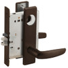 L9076L-07L-613-LX Schlage L Series Less Cylinder Classroom Holdback - Latchbolt Monitor Mortise Lock with 07 Cast Lever Design in Oil Rubbed Bronze