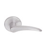 L9076J-12A-630-LH Schlage L Series Classroom Holdback Mortise Lock with 12 Cast Lever Design Prepped for FSIC in Satin Stainless Steel