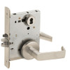 L9076J-06B-619-RX Schlage L Series Classroom Holdback - Request to Exit Mortise Lock with 06 Cast Lever Design Prepped for FSIC in Satin Nickel