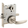 L9076J-07B-619-RX Schlage L Series Classroom Holdback - Request to Exit Mortise Lock with 07 Cast Lever Design Prepped for FSIC in Satin Nickel
