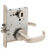 L9076J-17A-619-LX Schlage L Series Classroom Holdback - Latchbolt Monitor Mortise Lock with 17 Cast Lever Design Prepped for FSIC in Satin Nickel