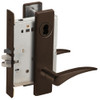 L9076J-12L-613-RH-RX Schlage L Series Classroom Holdback - Request to Exit Mortise Lock with 12 Cast Lever Design Prepped for FSIC in Oil Rubbed Bronze